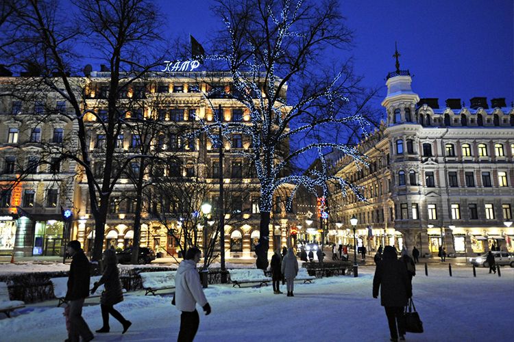 Хельсинки Зимой Фото