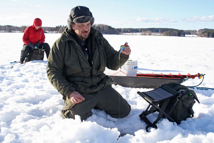 Зимняя рыбалка в Финляндии