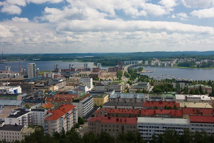 Панорама города Ювяскюля