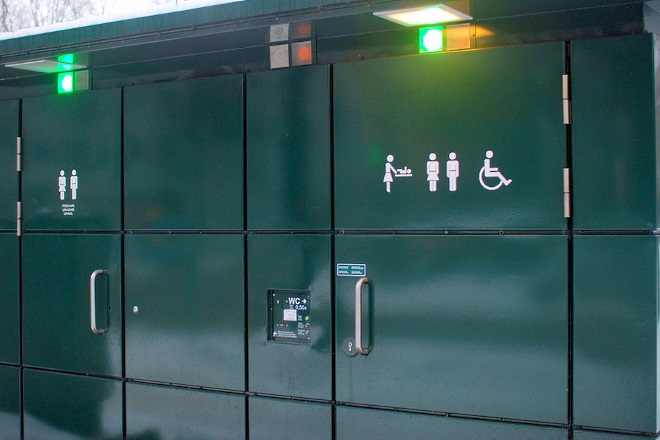 Общественный туалет в Финляндии
