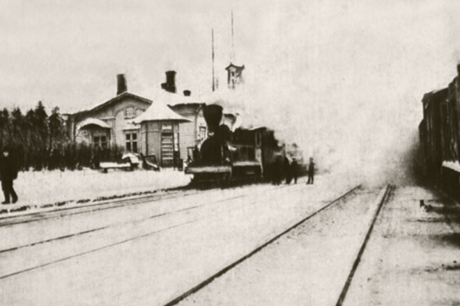 Петербургская железная дорога в Лахти