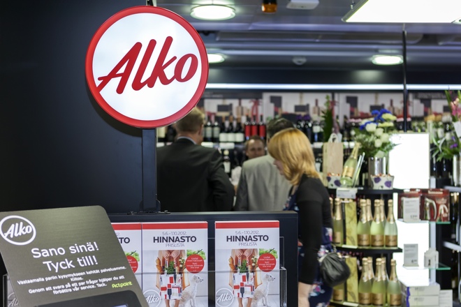 Главный финский винно-водочный магазин Alko