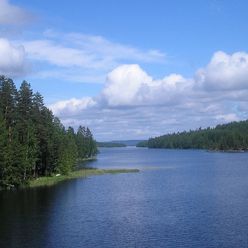 Озеро Пяйянне самое глубокое и второе по величине озеро в Финляндии.