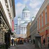 Одна из многочисленных живописных улиц Хельсинки