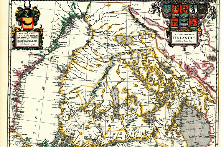 Карта Андреаса Бурэ