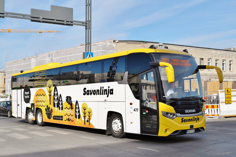 Автобус компании Savonlinja