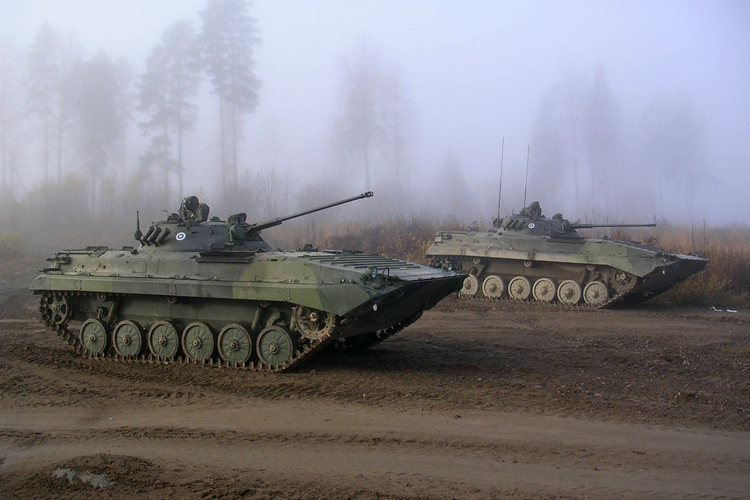 Боевая машина пехоты вооружённых сил Финляндии. Фото с сайта btvt.narod.ru.