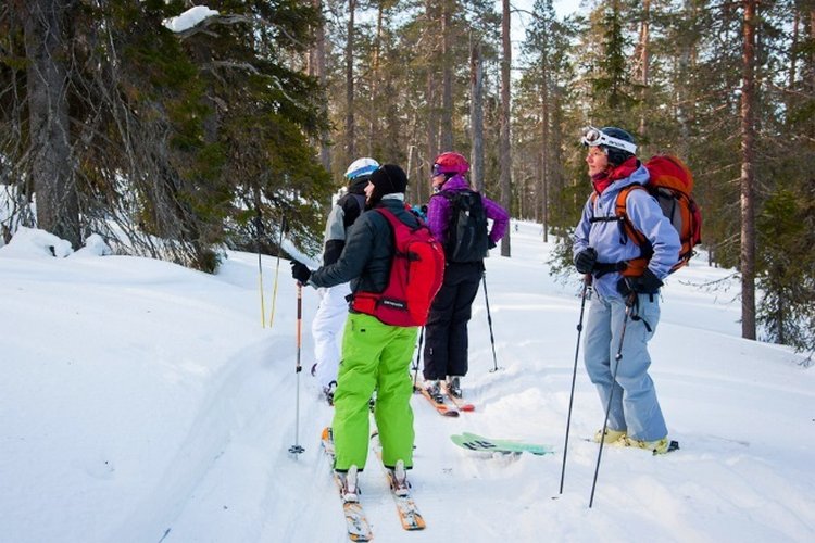 Финны с детства приучены стоять на лыжах