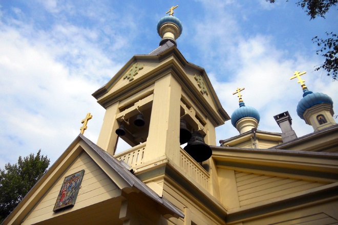 Изящный деревянный православный храм в Ханко. Фото: flickr.com