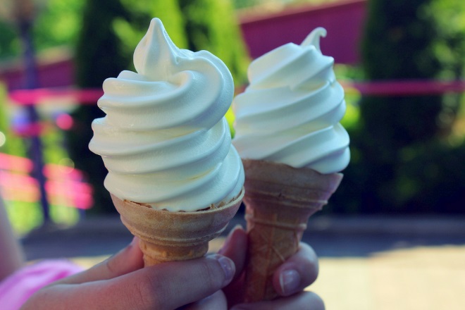 Мороженое в парке «Линнанмяки»