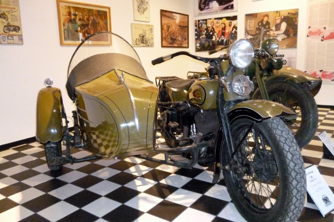 Экспонат музея мотоциклов «Рику мотор»
