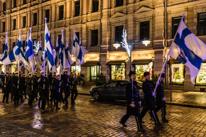 Парад в День независимости Финляндии
