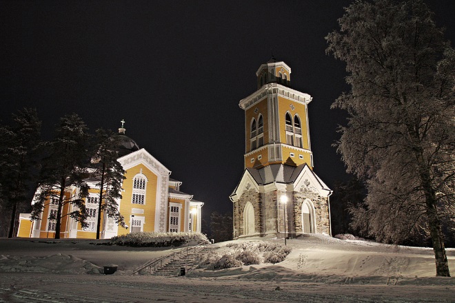 Деревянная церковь Kerimäki