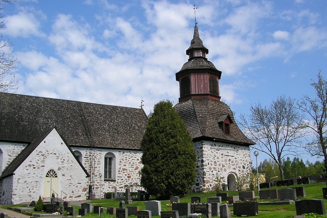 Церковь Tenholan kirkko. Фото: flickr.com