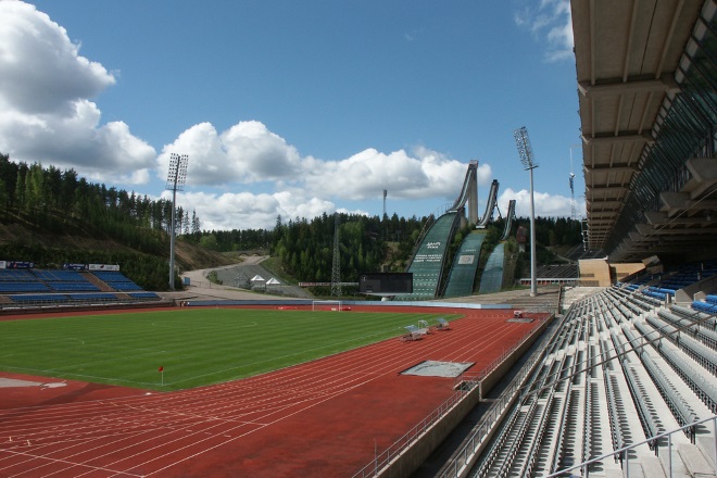 Стадион и трамплины Салпаусселькя