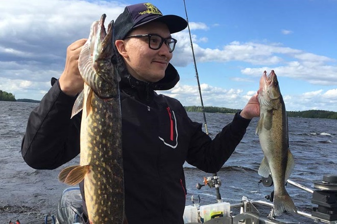 Основное занятие во время каникул в финском коттедже – ловля рыбы