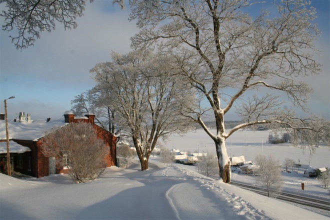 Крепости Лаппеенранты зимой