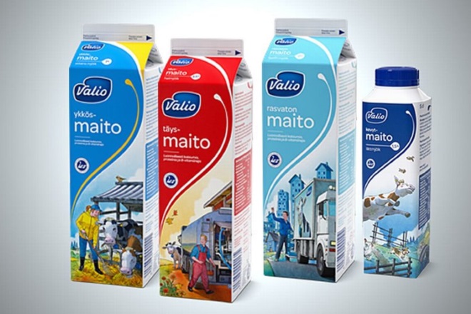 Молоко Valio. Фото: yle.fi