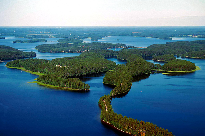 Система озер Saimaa
