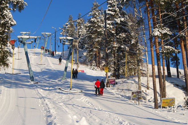 Лыжный склон Миелакка. Фото: da.fi